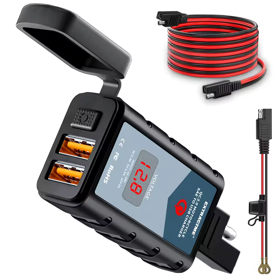 adaptador usb bateria moto