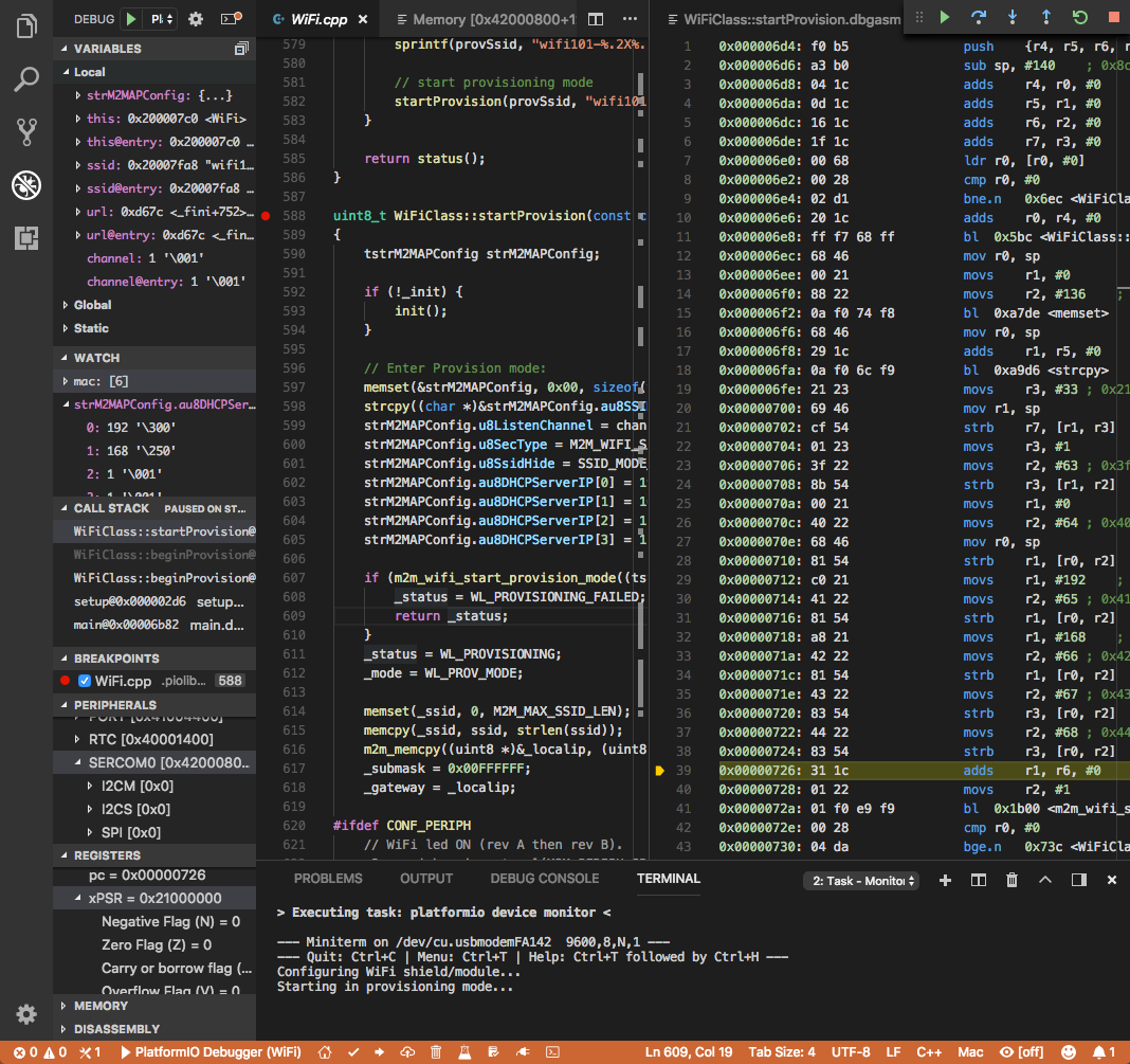 platformio ide vscode